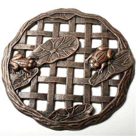 OAKLAND LIVING CORPORATION Oakland Living 5153-AB - Frog Stepping Stone - Antique Bronze 5153-AB